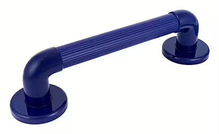 Euroshowers Fluted Grab Rail | 36mm | White, Chrome & Blue | 3 Sizes | Plastic ABS