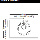 1200mm x 750mm