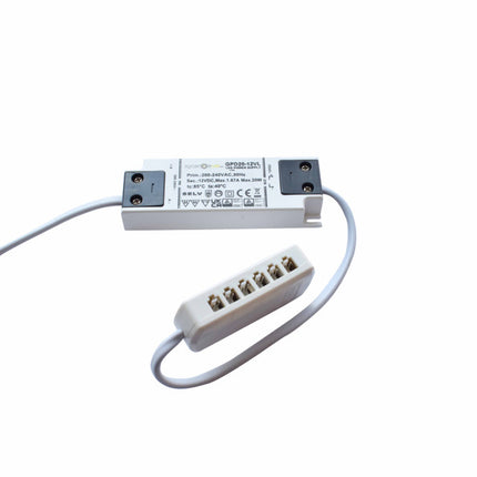 12V LED Drivers & Extension Cables - 8W 15W 20W 30W 60W 100W White Drivers + 2m 5m Extensions