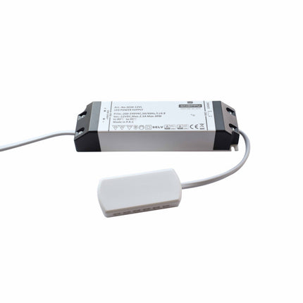 12V LED Drivers & Extension Cables - 8W 15W 20W 30W 60W 100W White Drivers + 2m 5m Extensions