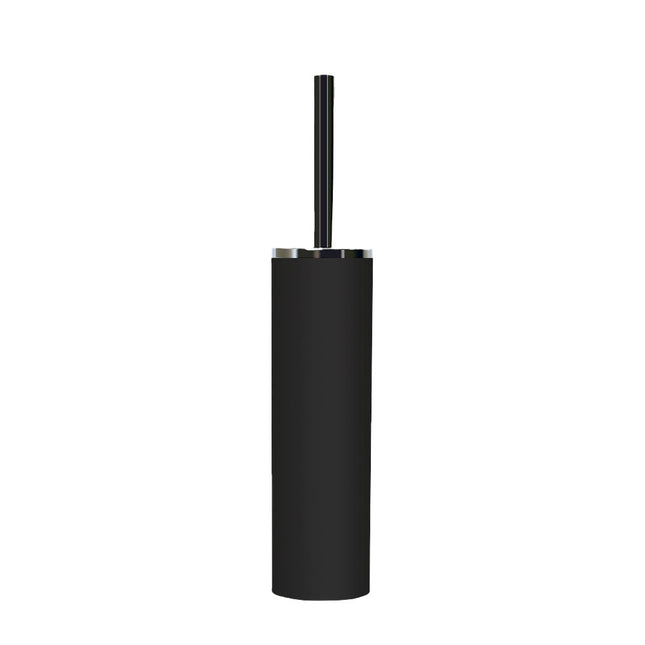 Euroshowers Toilet Brush | Grey or Black | Hygienic Loo Brush with Holder
