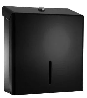 Base Standard C Fold Paper Towel Dispenser Black