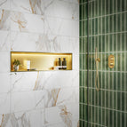 Brushed Brass / 300mm Tall x 1200mm Wide
