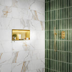 Brushed Brass / 300mm Tall x 600mm Wide