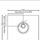 1500mm x 1200mm