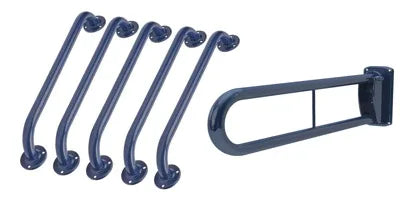 6 Piece Grab Rail & Seat Set Blue