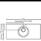 1700mm x 750mm