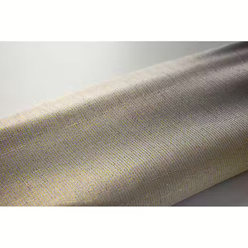 Euroshowers Gold Thread Shower Curtain | 180 × 180cm | 100% Polyester | Metal Eyelets | Clearance