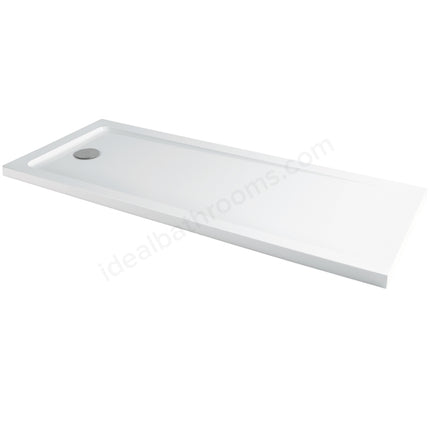 MX Elements Anti Slip Rectangle Shower Tray | White | 23 Size Options | 40mm Low Profile