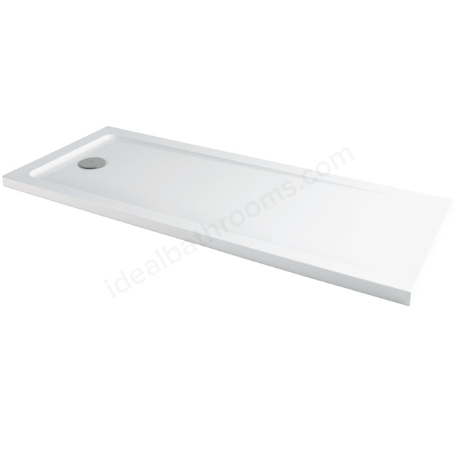 MX Elements Anti Slip Rectangle Shower Tray | White | 23 Size Options | 40mm Low Profile