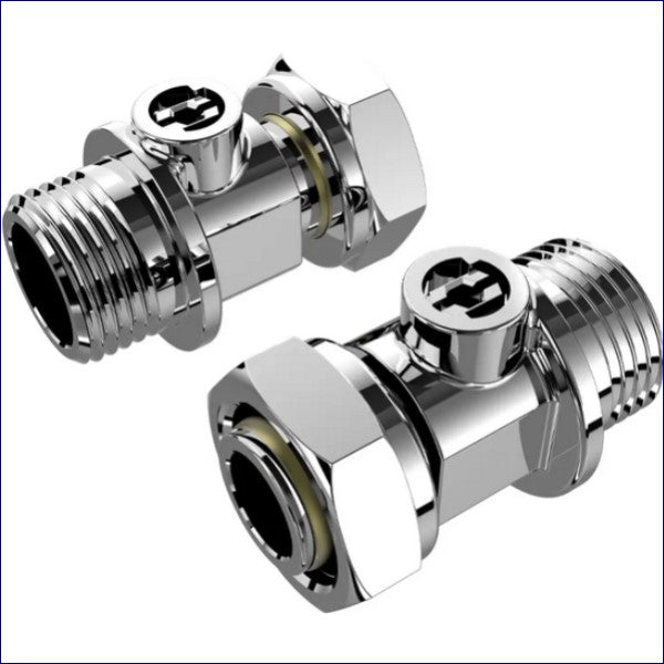 Isolating Radiator Tail - 15mm x 1/2" - Pair