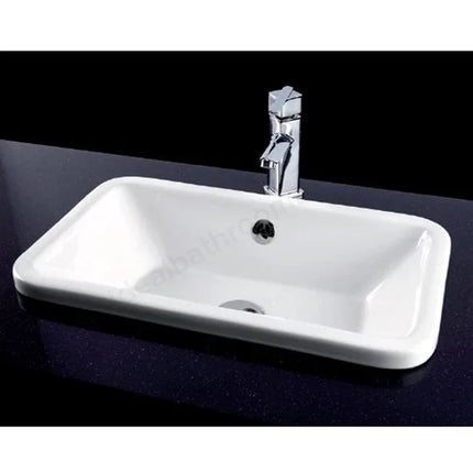RAK Ceramics Chameleon 560mm Inset Basin 0 Tap Hole