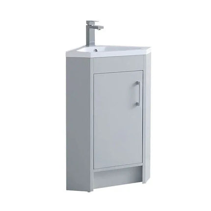 Brisbane 418mm Waterproof Corner Vanity Unit with Basin | 3 Colours Light Grey