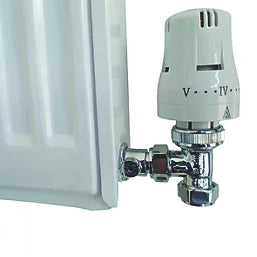 Isolating Radiator Tail - 15mm x 1/2" - Pair