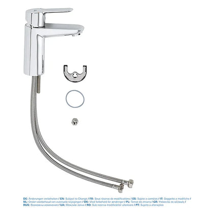 Grohe Bau Edge Mono Basin Mixer