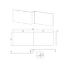 1700mm Front Panel
