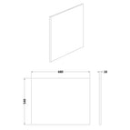 700mm End Panel (Must be ordered with a front panel)
