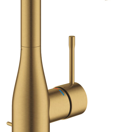 GROHE Essence Single Lever Basin Mixer 1/2_ L - Brushed Cool Sunrise