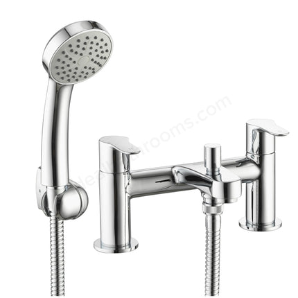 Aqualisa Central Bath Shower Mixer Tap - Chrome