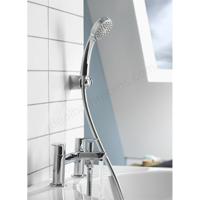 Aqualisa Central Bath Shower Mixer Tap - Chrome