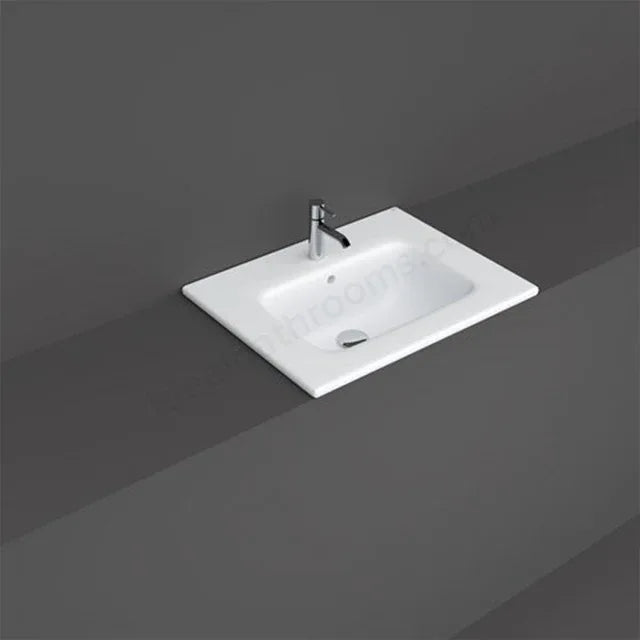 RAK Ceramics Joy 610mm In-Countertop Basin 1 Tap Hole