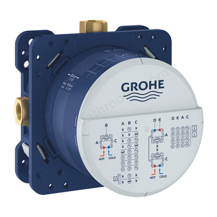 Grohe Rapido SmartBox Universal Rough-In Box – 3 Outlet | 1/2" | 35604000