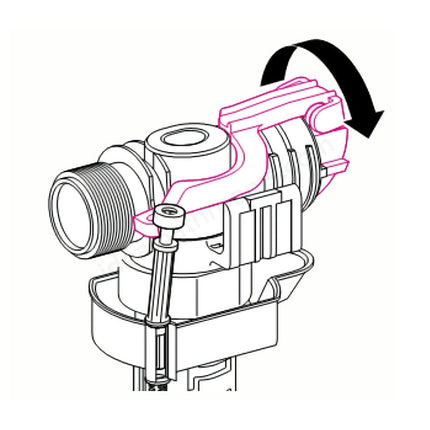 Geberit Type 380 Fill Valve Diaphragm Seal — Genuine Service Part | Ref: 240.771.00.1