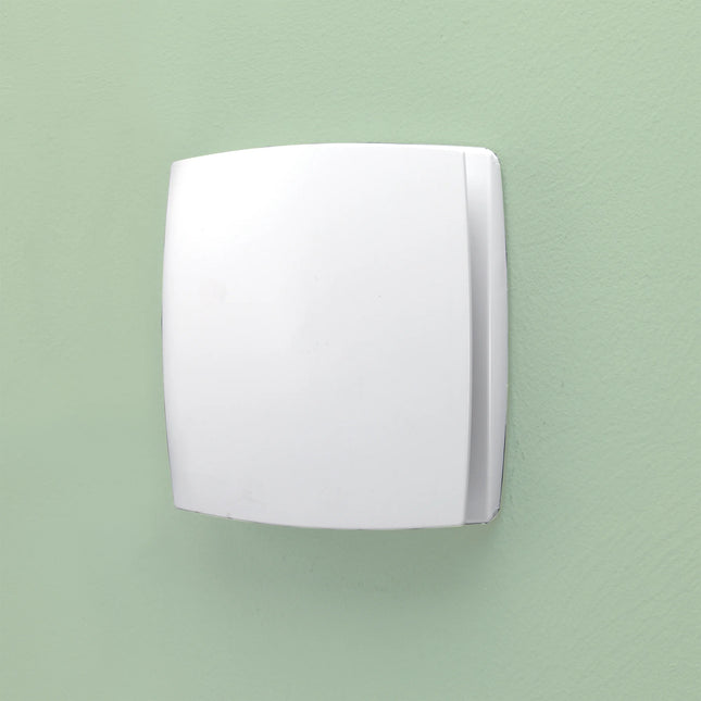 hib Breeze Bathroom Extractor Fan - White - timer and humidity sensor