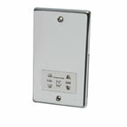 Shaver Socket Chrome / White
