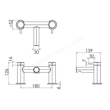 Tavistock Anthem Bath Shower Mixer