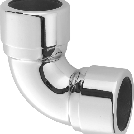 McAlpine 90° Chrome Plated Brass Compression Bend | 32mm, 1¼" & 1½" | 32A-CB / 35A-CB / 42A-CB