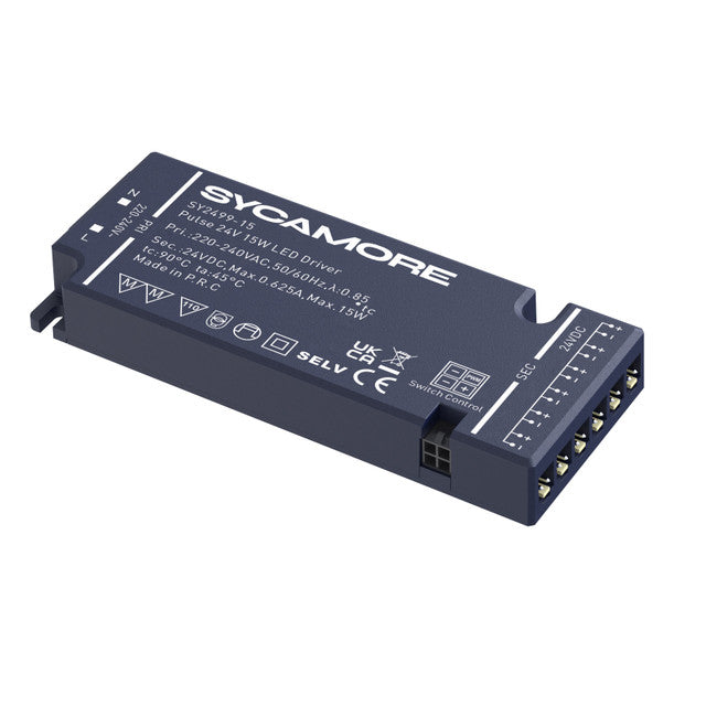 24V Pulse LED Driver | 8W 15W 30W 60W | Integrated Sensor Port | Dimmable