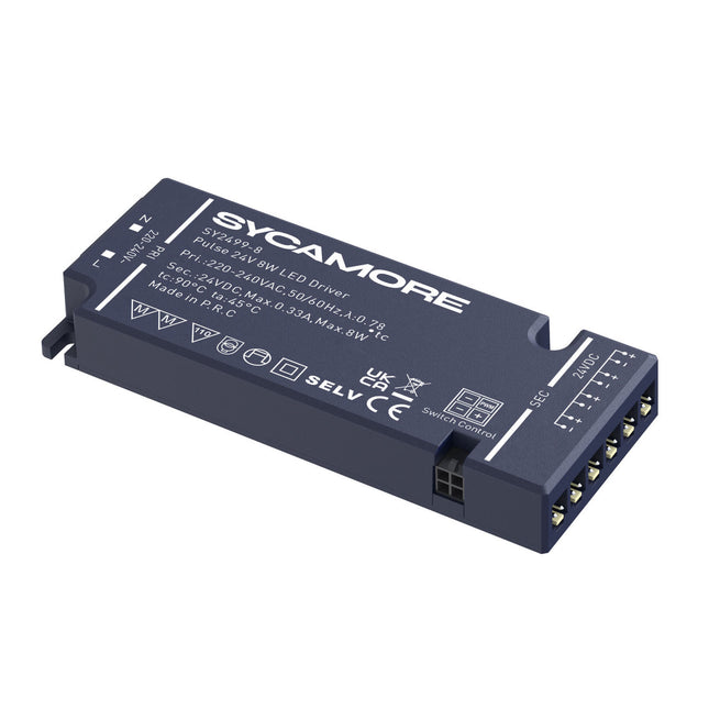 24V Pulse LED Driver | 8W 15W 30W 60W | Integrated Sensor Port | Dimmable