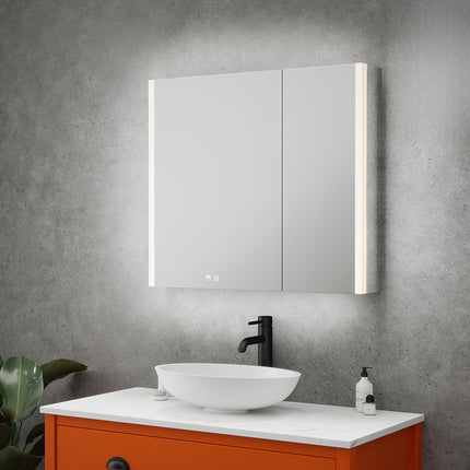 Sycamore Symphony LED Mirror Cabinet | Bluetooth | USB Charging | Tunable White | 3 Sizes