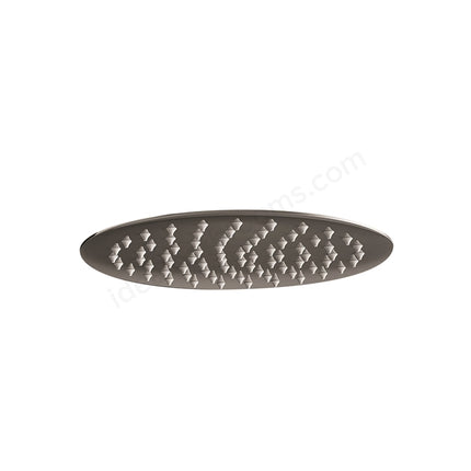 Stainless Steel 200mm Round Fixed Head - Chrome