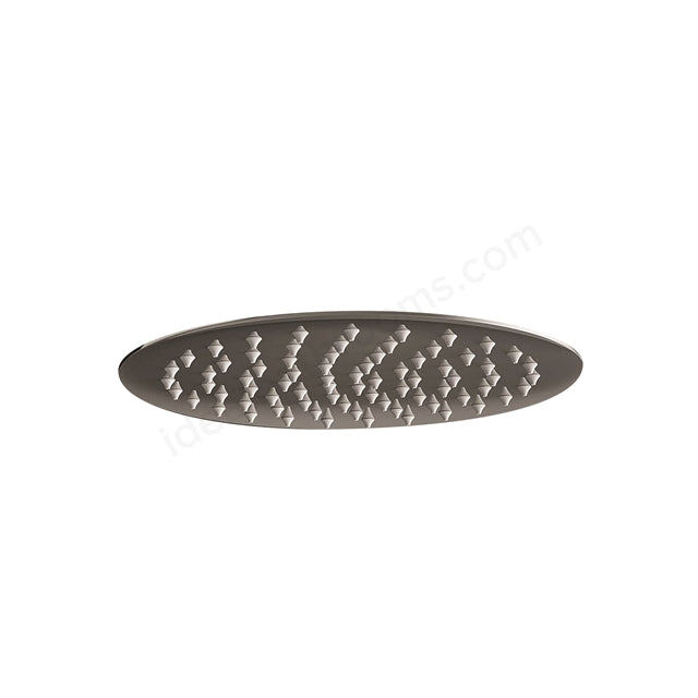 Stainless Steel 200mm Round Fixed Head - Chrome