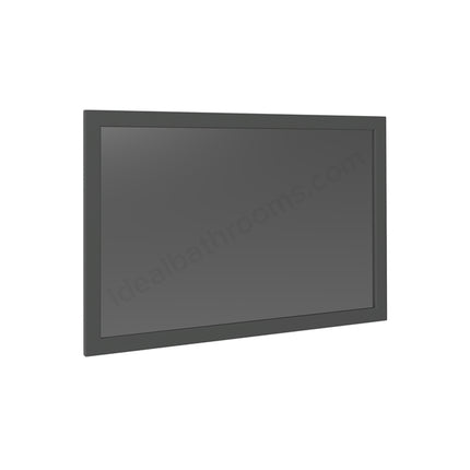 Scudo Classica 900mm x 600mm Mirror - Charcoal Grey