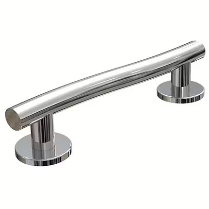 Euroshowers WAVE Curved Grab Rail | Polished Stainless Steel | Concealed Fixings | 30cm, 45cm & 60cm