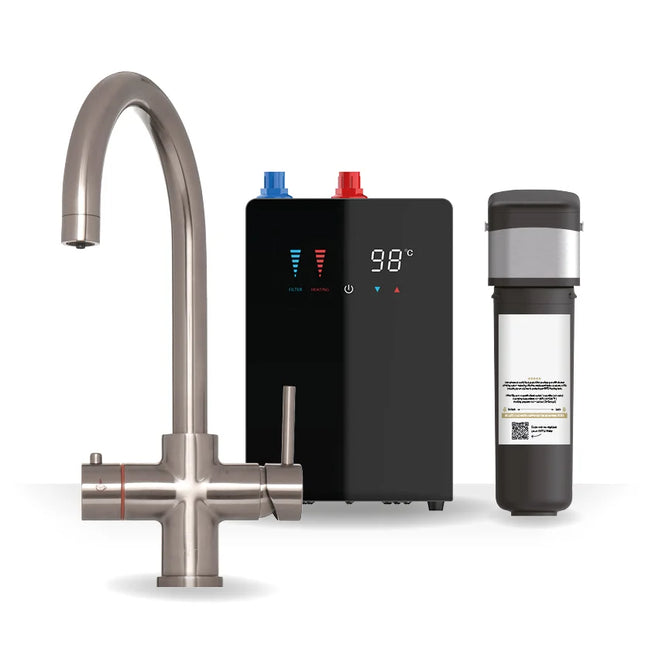 Brewmaster 4-in-1 Swan Neck Boiling Water Tap with Digital Tank