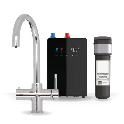 Brewmaster 4-in-1 Swan Neck Boiling Water Tap with Digital Tank
