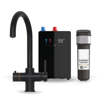 Brewmaster 4-in-1 Swan Neck Boiling Water Tap with Digital Tank