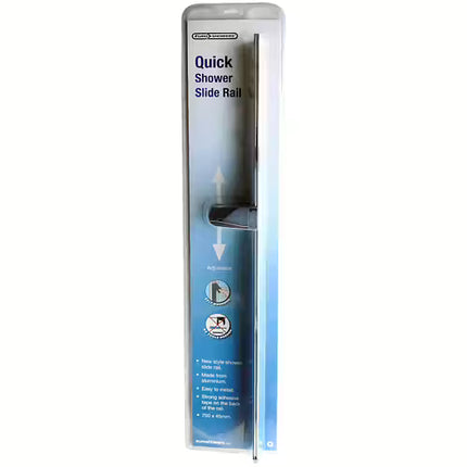 Euroshowers Quick Shower Slide Rail | 750mm | Aluminium | No Drill