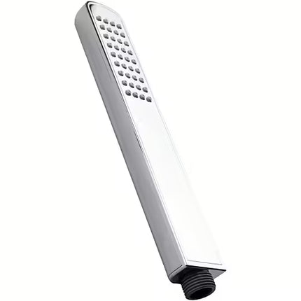 Pencil Shower Head | Round or Rectangle | Single Spray | Fits ½" BSP Hoses