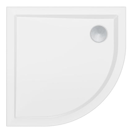 Ambience 40mm Low Profile Quadrant Shower Tray & Waste | White | 3 Sizes