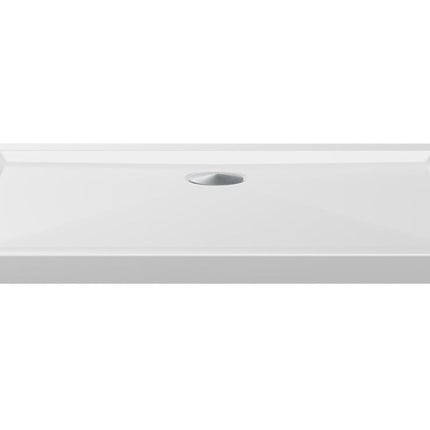 Ambience 40mm Low Profile Rectangular Shower Tray & Waste | White | 10 Widths