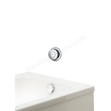 Aqualisa Quartz Classic Smart Bath Filler & Overflow w/ Quartz Classic Remote - HP