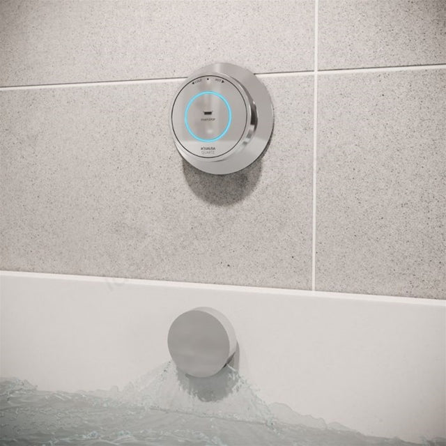 Aqualisa Quartz Classic Smart Bath Filler & Overflow w/ Quartz Classic Remote - HP