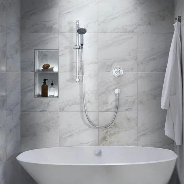 Quartz Classic Concealed With Bath Filler & Adjustable Head Gravity Low Pressure (Immersion)