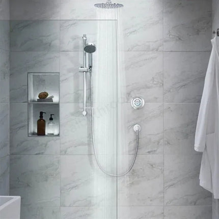 Quartz Classic Concealed With Fixed Ceiling Head & Adjustable Head Gravity Low Pressure (Immersion)