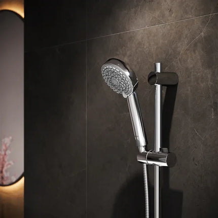 Quartz Touch Concealed Divert With Fixed Wall Head & Slide Rail